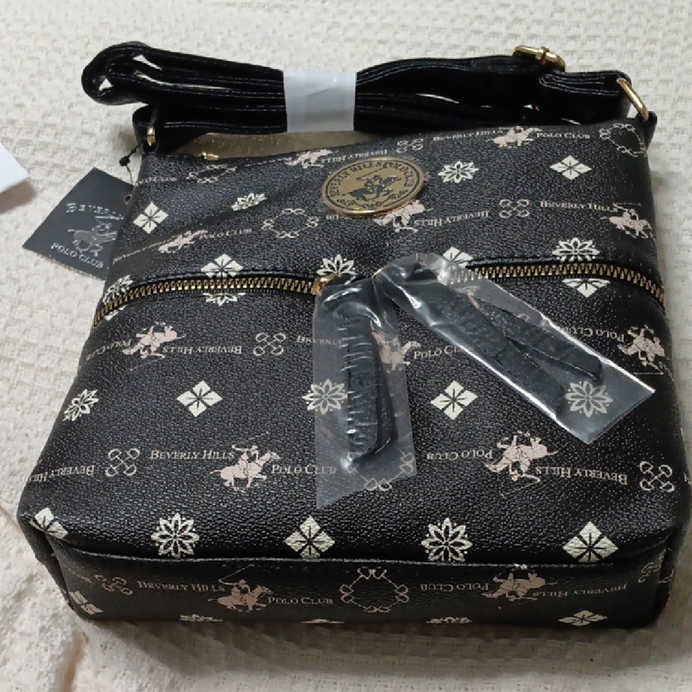 Beverly Hills Polo Club Black Crossbody Bag